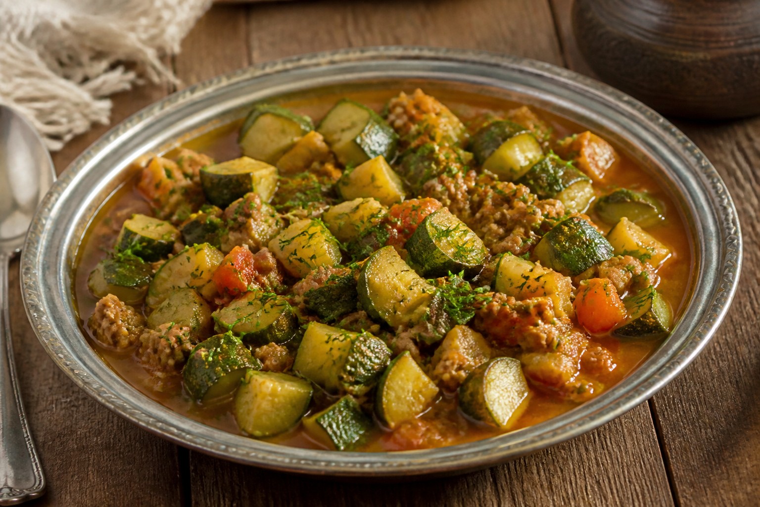 Kıymalı Kabak Yemeği