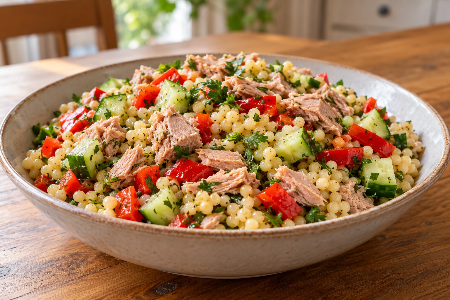 Kuskuslu Ton Balığı Salatası