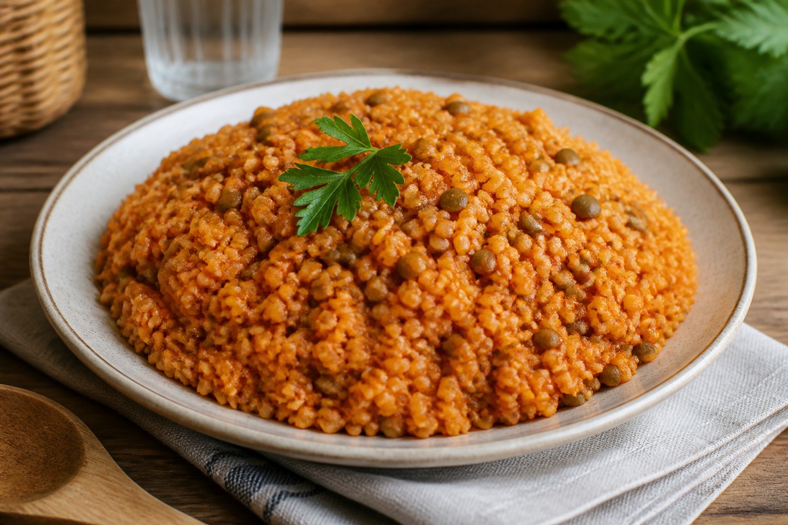 Mercimekli Bulgur Pilavı