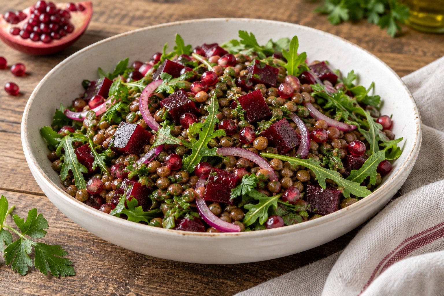Mercimekli Pancar Salatası