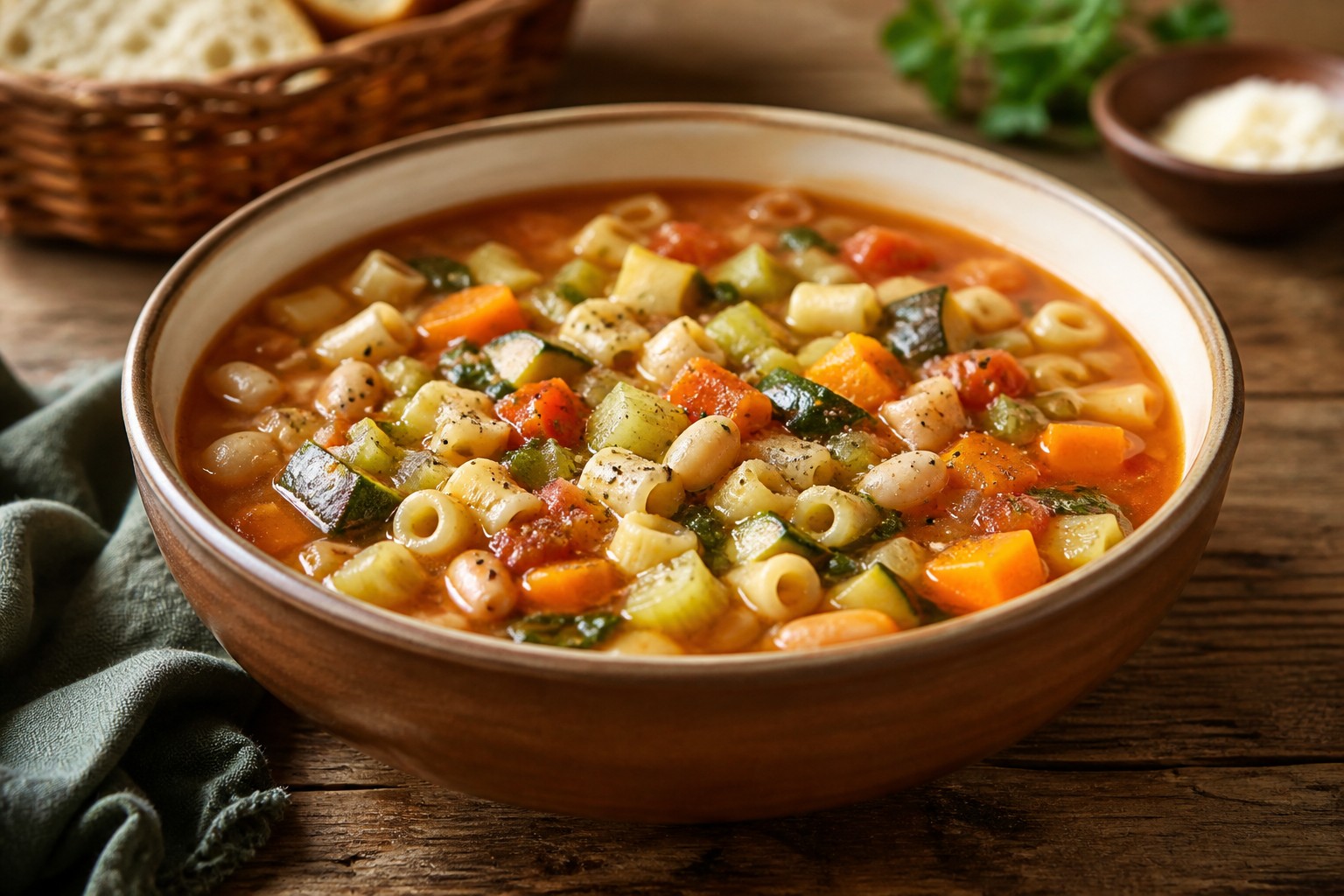 Minestrone Çorbası - İtalyan Mutfağı