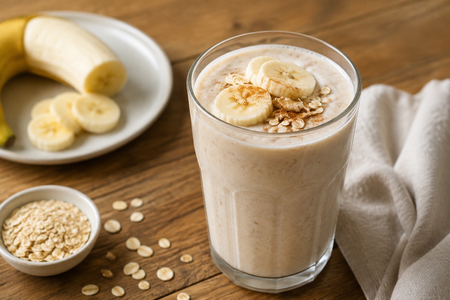 Muzlu Yulaflı Smoothie