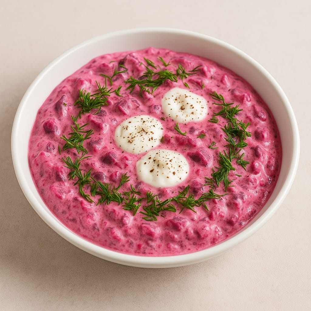 Pancar Turşulu Yoğurtlu Meze