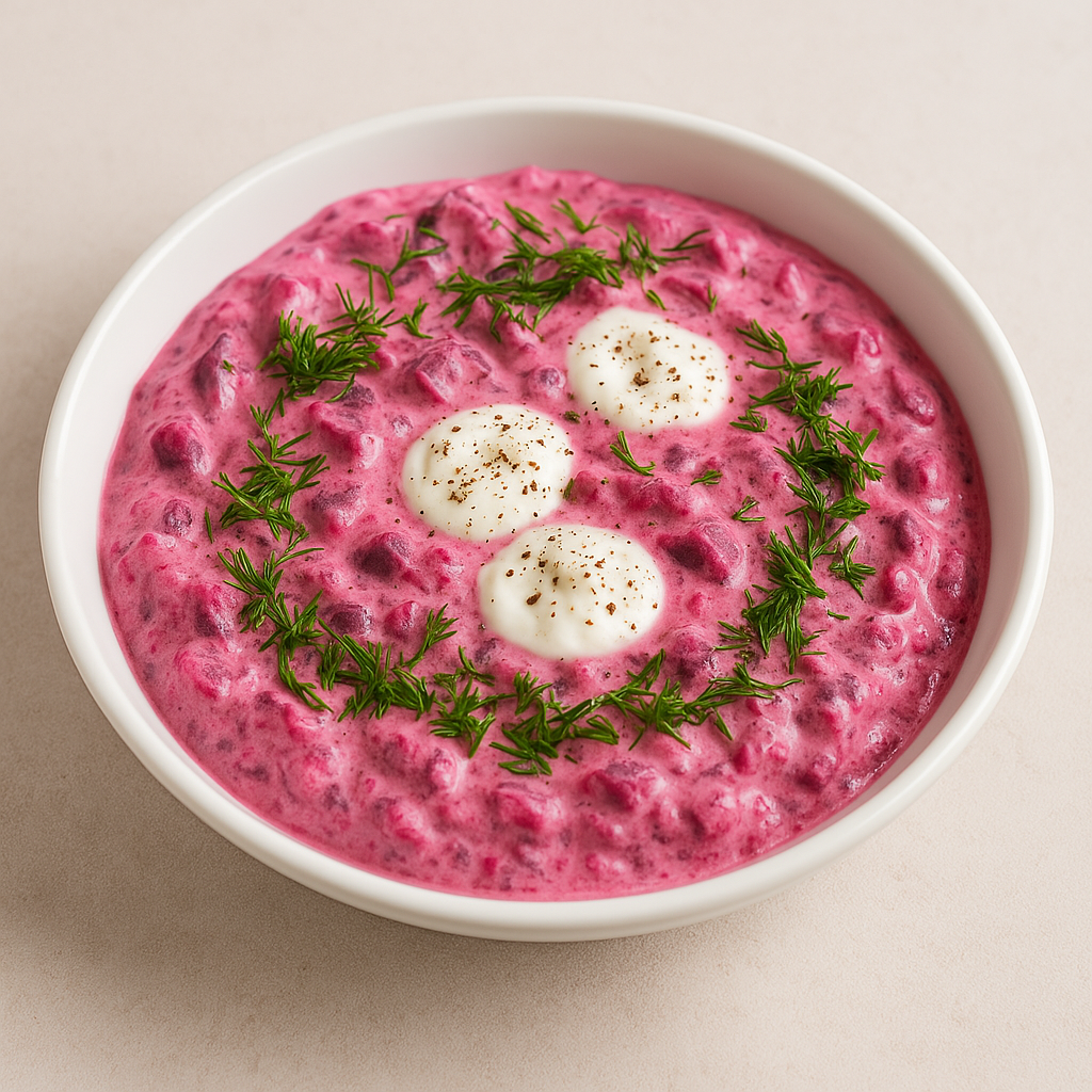 Pancar Turşulu Yoğurtlu Meze