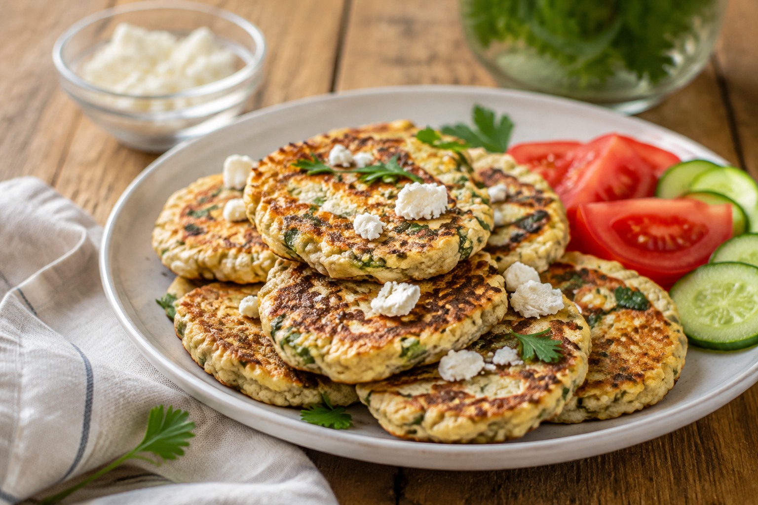 Peynirli Yulaf Pankeki