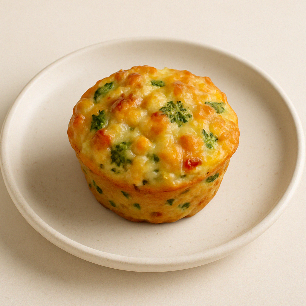 Sebzeli Kaşarlı Muffin