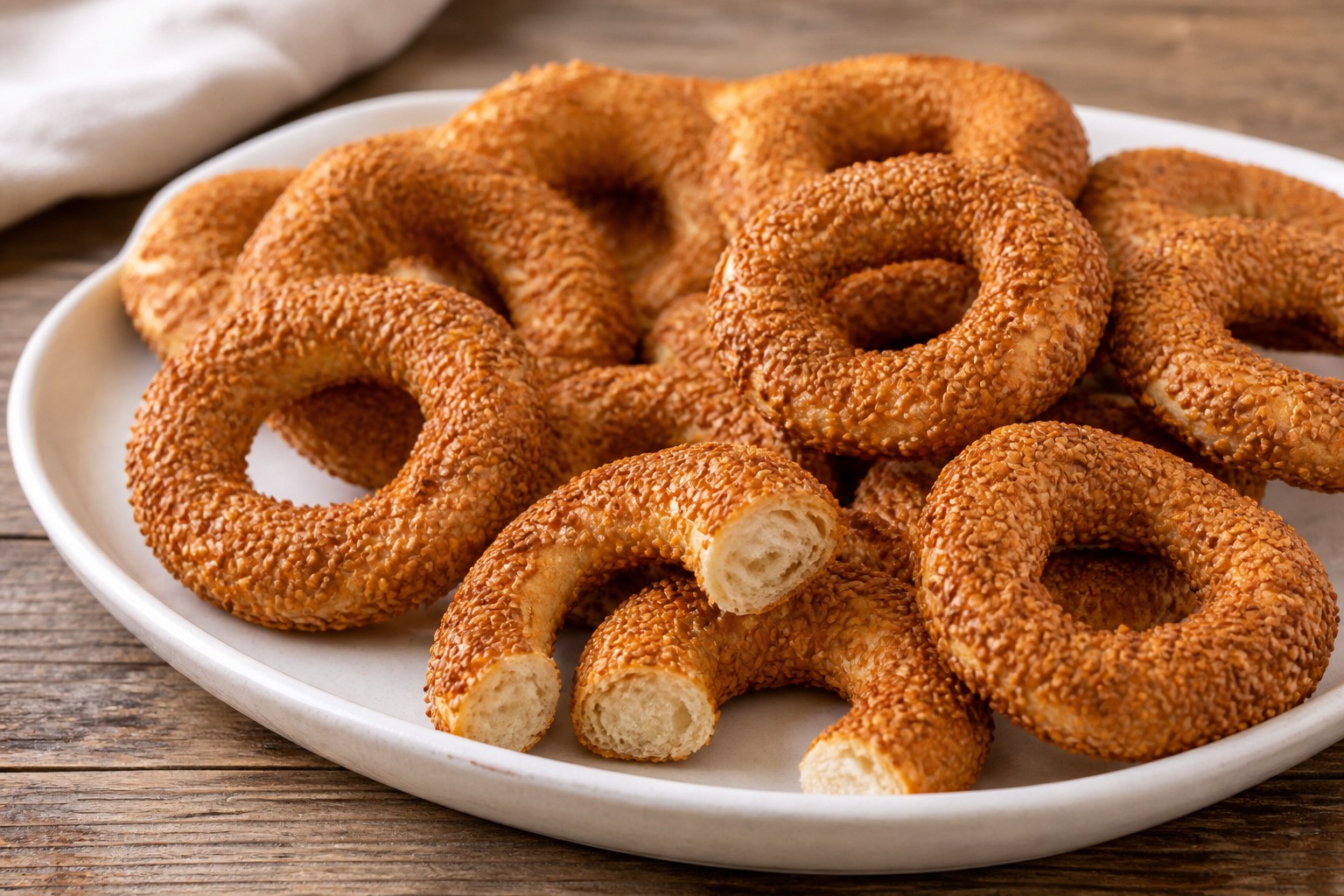 Susamlı Mini Simit