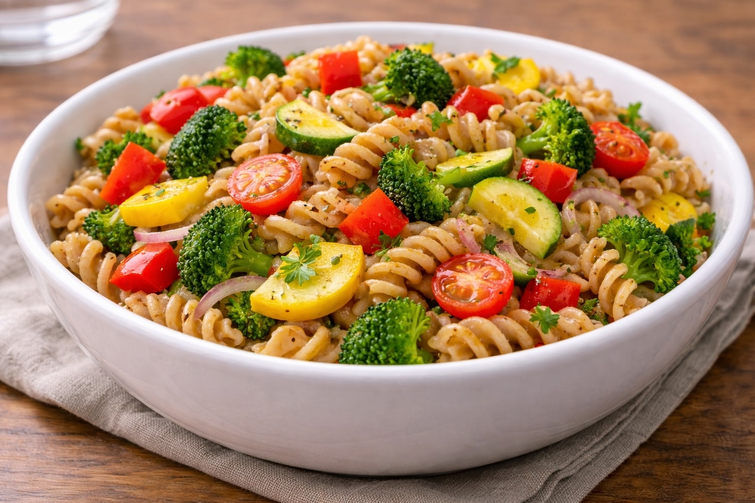 Tam Buğday Sebzeli Makarna