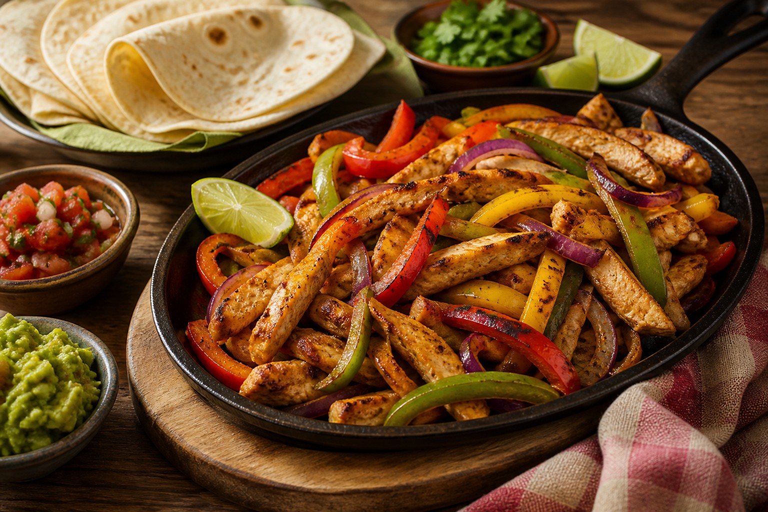 Tavuk Fajita - Meksika Mutfağı