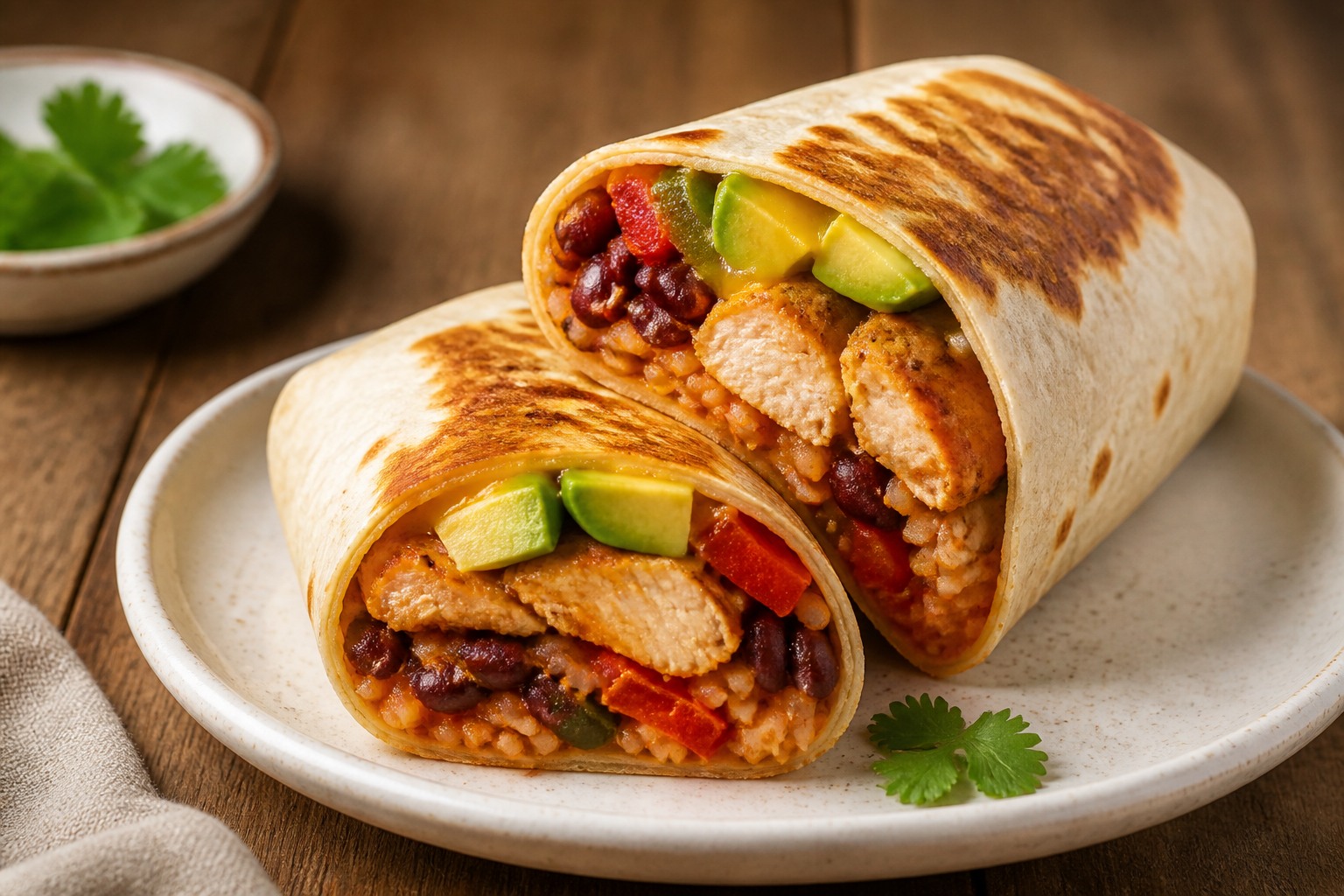Tavuklu Burrito - Meksika Mutfağı