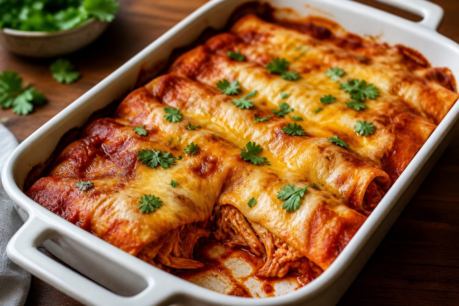 Tavuklu Enchilada - Meksika Mutfağı