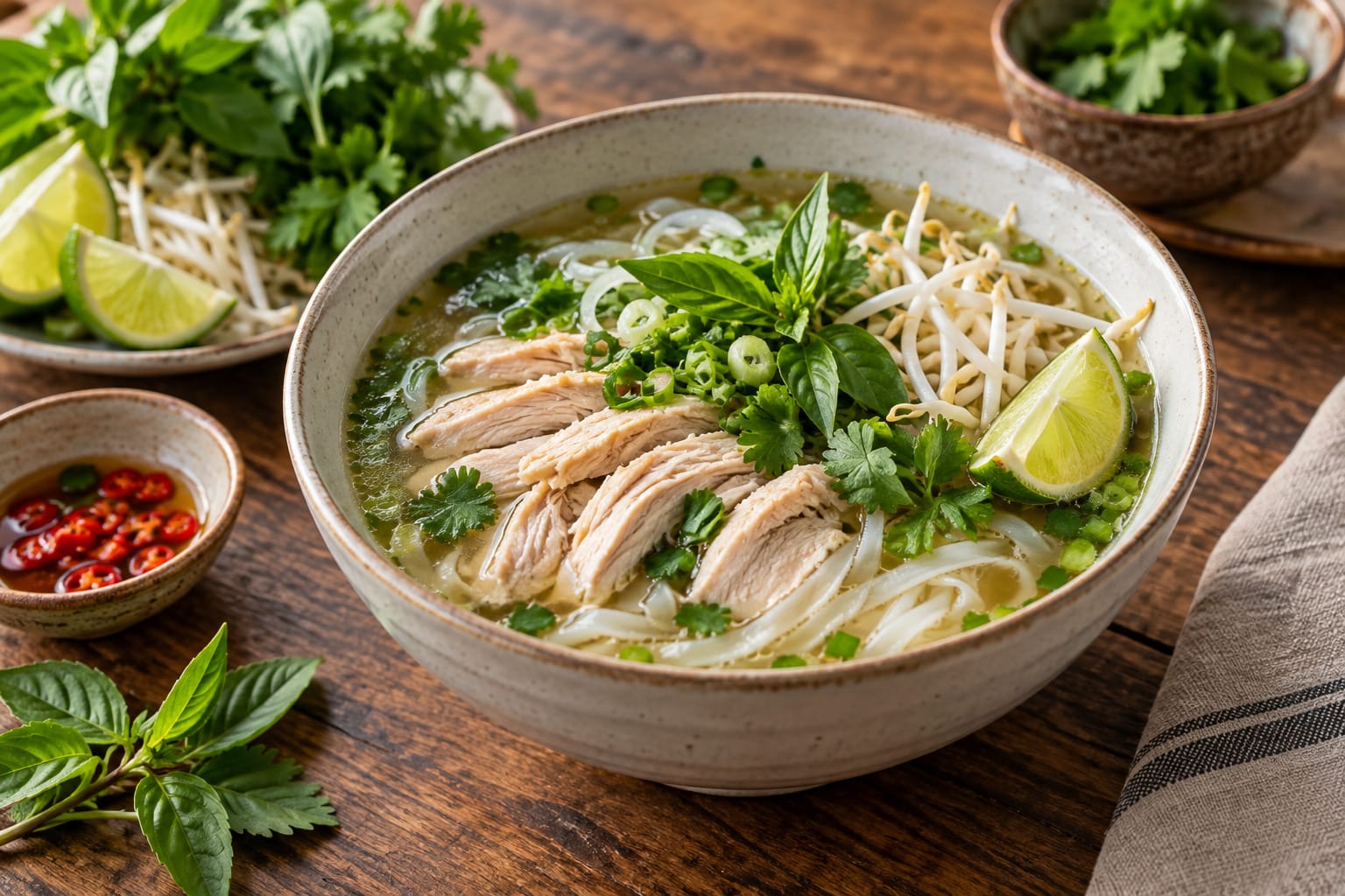 Tavuklu Pho - Vietnam Mutfağı