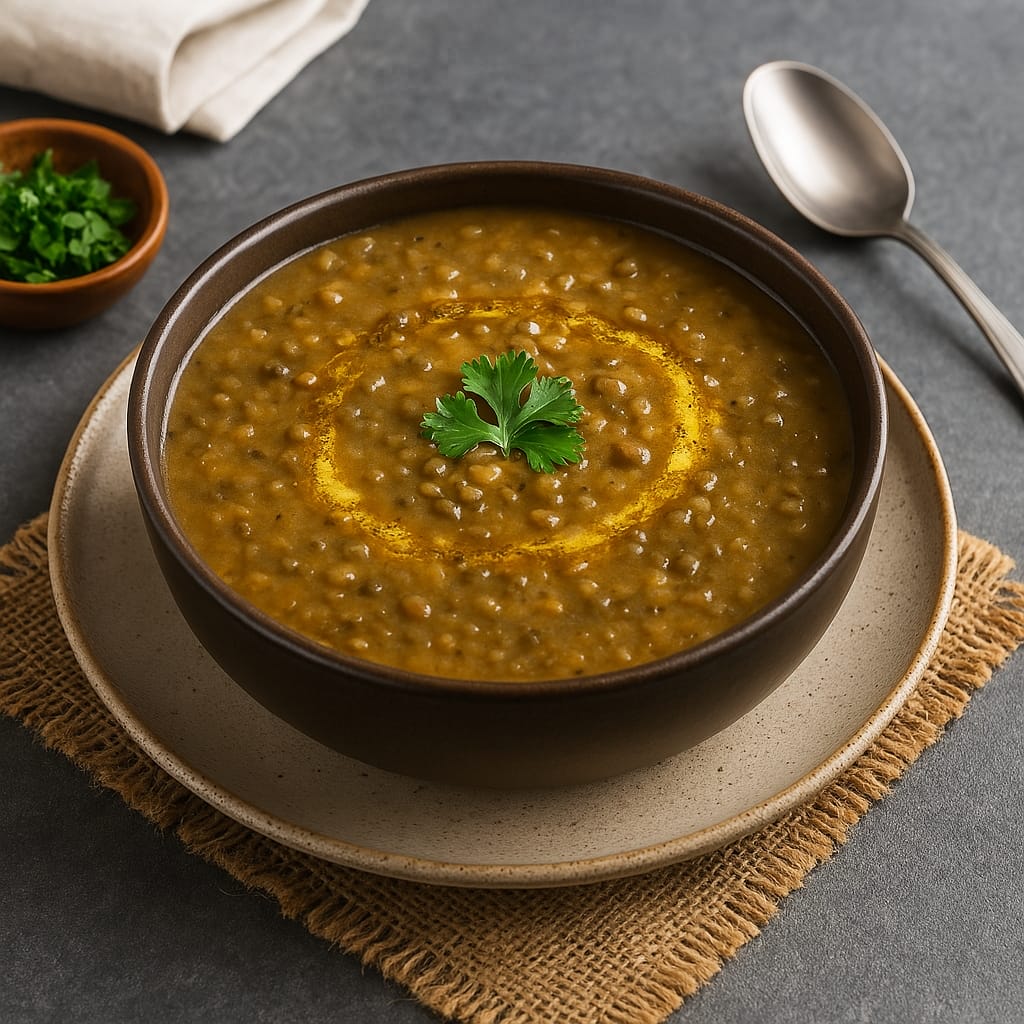 Tereyağlı Yeşil Mercimek Çorbası