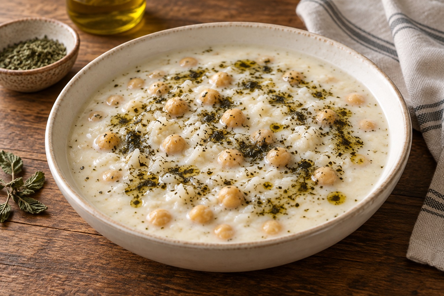 Yoğurtlu Nohut Çorbası