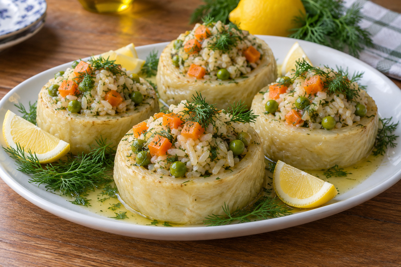 Zeytinyağlı Kereviz Dolması